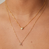 COLLAR CORAZÓN BAÑADO EN ORO