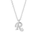 COLLAR INICIAL LUCKY PLATA