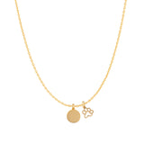 COLLAR JULIETA BAÑADO EN ORO + MEDALLA PARA GRABAR