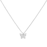COLLAR MARIPOSA PLATA