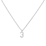 COLLAR NÚMERO PLATA