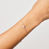 PULSERA CORAZÓN BAÑADA EN ORO ROSADO