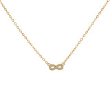 COLLAR INFINITO BAÑADO EN ORO