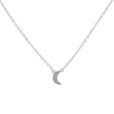 COLLAR LUNA PLATA