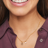 COLLAR JULIETA BAÑADO EN ORO