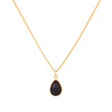 COLLAR VERA ÓNIX BAÑADO EN ORO