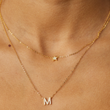 COLLAR INICIAL SHINE BAÑADO EN ORO