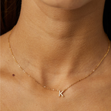 COLLAR INICIAL SHINE BAÑADO EN ORO
