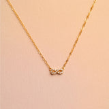 COLLAR INFINITO BAÑADO EN ORO