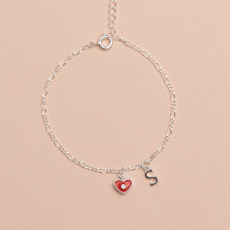 COLGANTE VALENTINES PLATA | BOAZ JOYAS