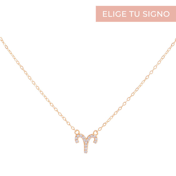 COLLAR ZODIAC BAÑADO EN ORO | BOAZ JOYAS