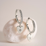 ARGOLLAS SWEETT BAÑADAS EN ORO BLANCO