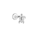 PIERCING TORTUGA PLATA (1 UNIDAD)