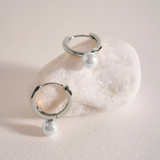 ARGOLLAS PRISMA BAÑADAS EN ORO BLANCO