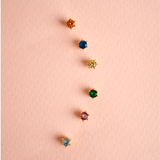 AROS ESTELA AMARILLO BAÑADOS EN ORO