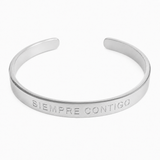 ESCLAVA "SIEMPRE CONTIGO" ACERO