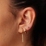 AROS TIARA WHITE BAÑADOS EN ORO