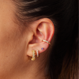 AROS TIARA LILA BAÑADOS EN ORO