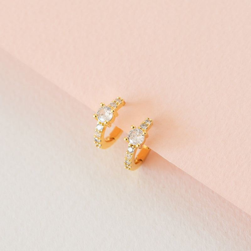 ARGOLLAS VINA BAÑADAS EN ORO | BOAZ JOYAS
