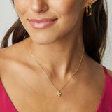 COLLAR TRÉBOL BAÑADO EN ORO