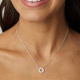 COLLAR SOL PLATA