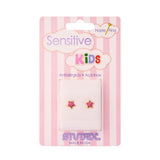 AROS SENSITIVE KIDS - ESTRELLA GLITTER ROSA 6MM