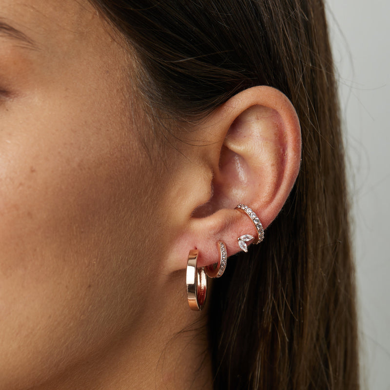 EARCUFFS ADA BAÑADOS EN ORO ROSADO | BOAZ JOYAS