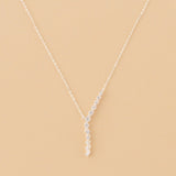 COLLAR CASCADA CIRCONES PLATA