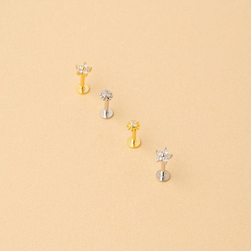 PIERCING TINA BAÑADO EN ORO (1 UNIDAD) | BOAZ JOYAS