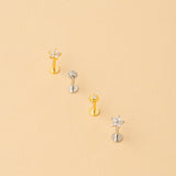 PIERCING ZOLA BAÑADO EN ORO (1 UNIDAD)
