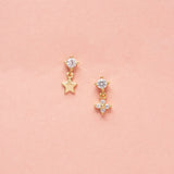 PIERCING MIDA BAÑADO EN ORO (1 UNIDAD)