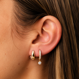 AROS LIME  BAÑADOS EN ORO