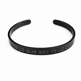 ESCLAVA "TODO LO QUE SOY TE LO DEBO A TI" ACERO NEGRO