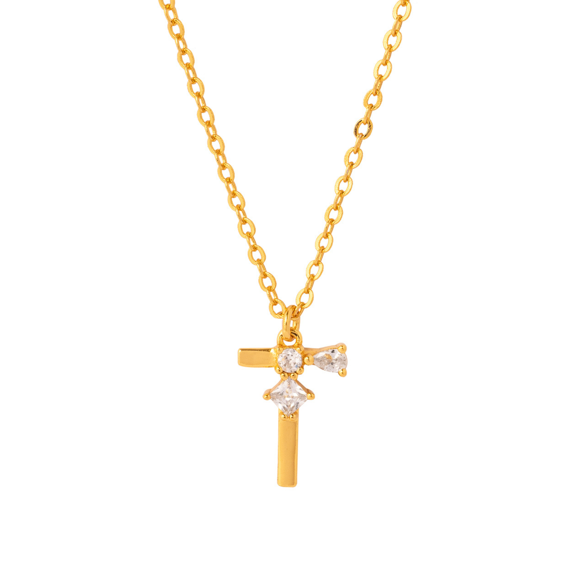 COLLAR INICIAL DINASTY BAÑADA EN ORO