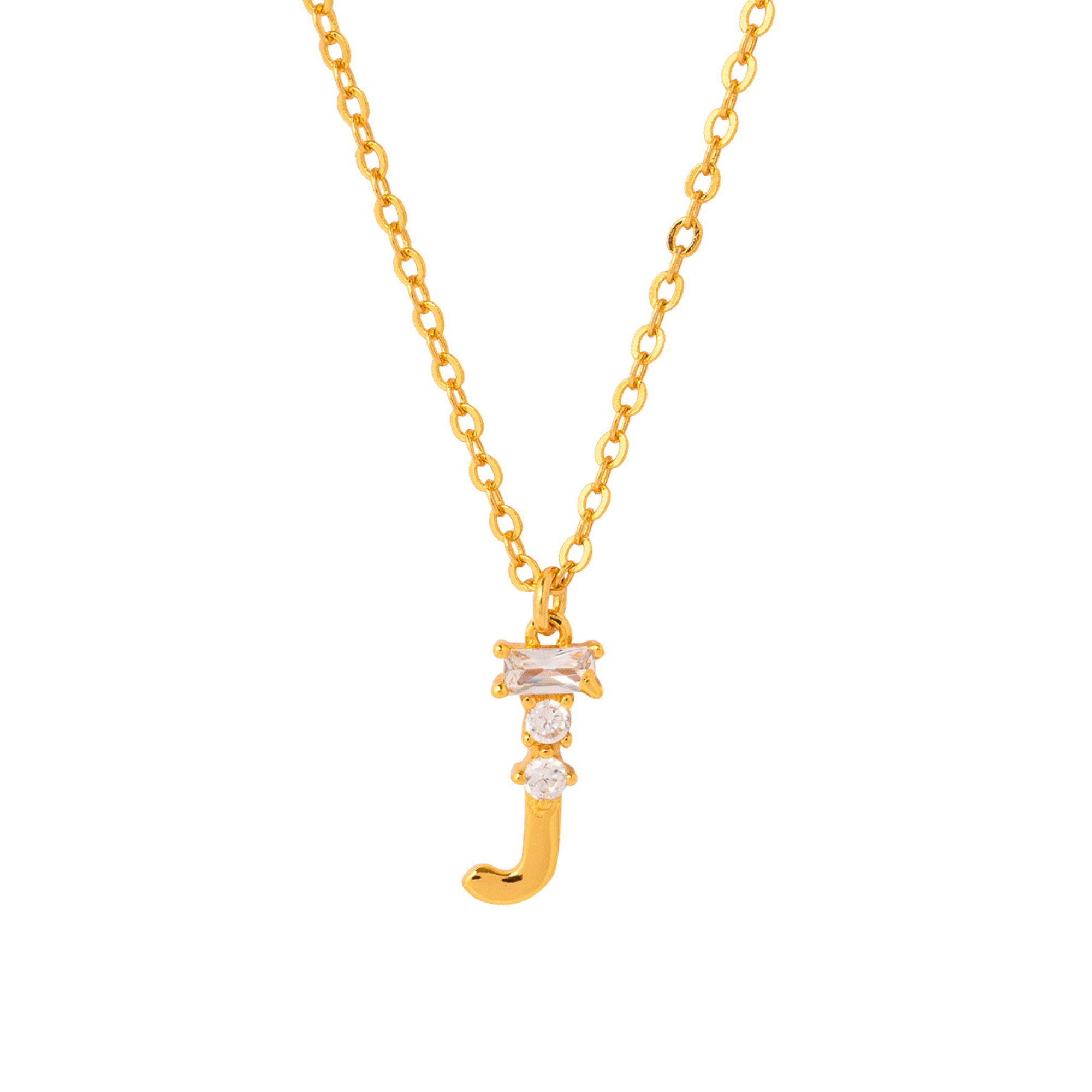 COLLAR INICIAL DINASTY BAÑADA EN ORO