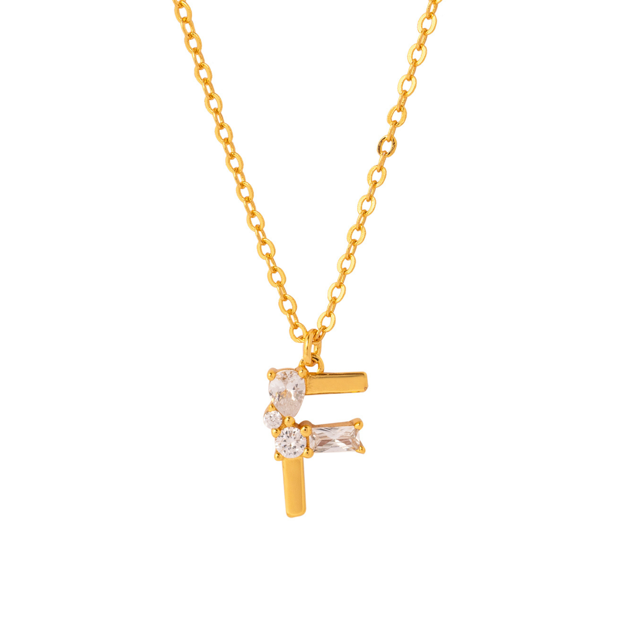 COLLAR INICIAL DINASTY BAÑADA EN ORO