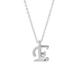 COLLAR INICIAL LUCKY PLATA