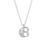 COLLAR INICIAL LUCKY PLATA