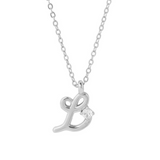 COLLAR INICIAL LUCKY PLATA