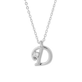 COLLAR INICIAL LUCKY PLATA