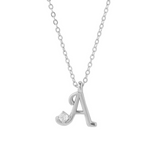 COLLAR INICIAL LUCKY PLATA