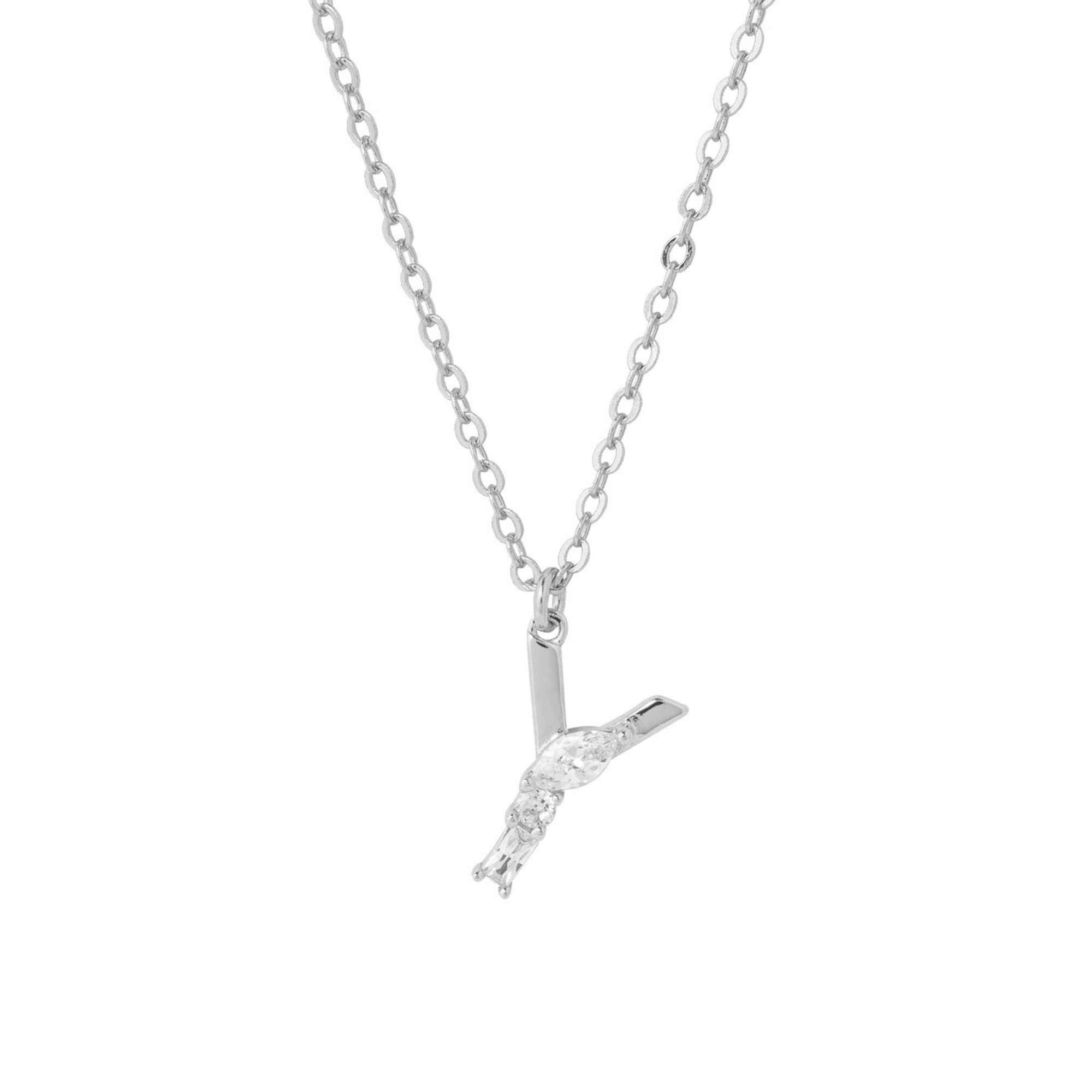 COLLAR INICIAL DINASTY PLATA