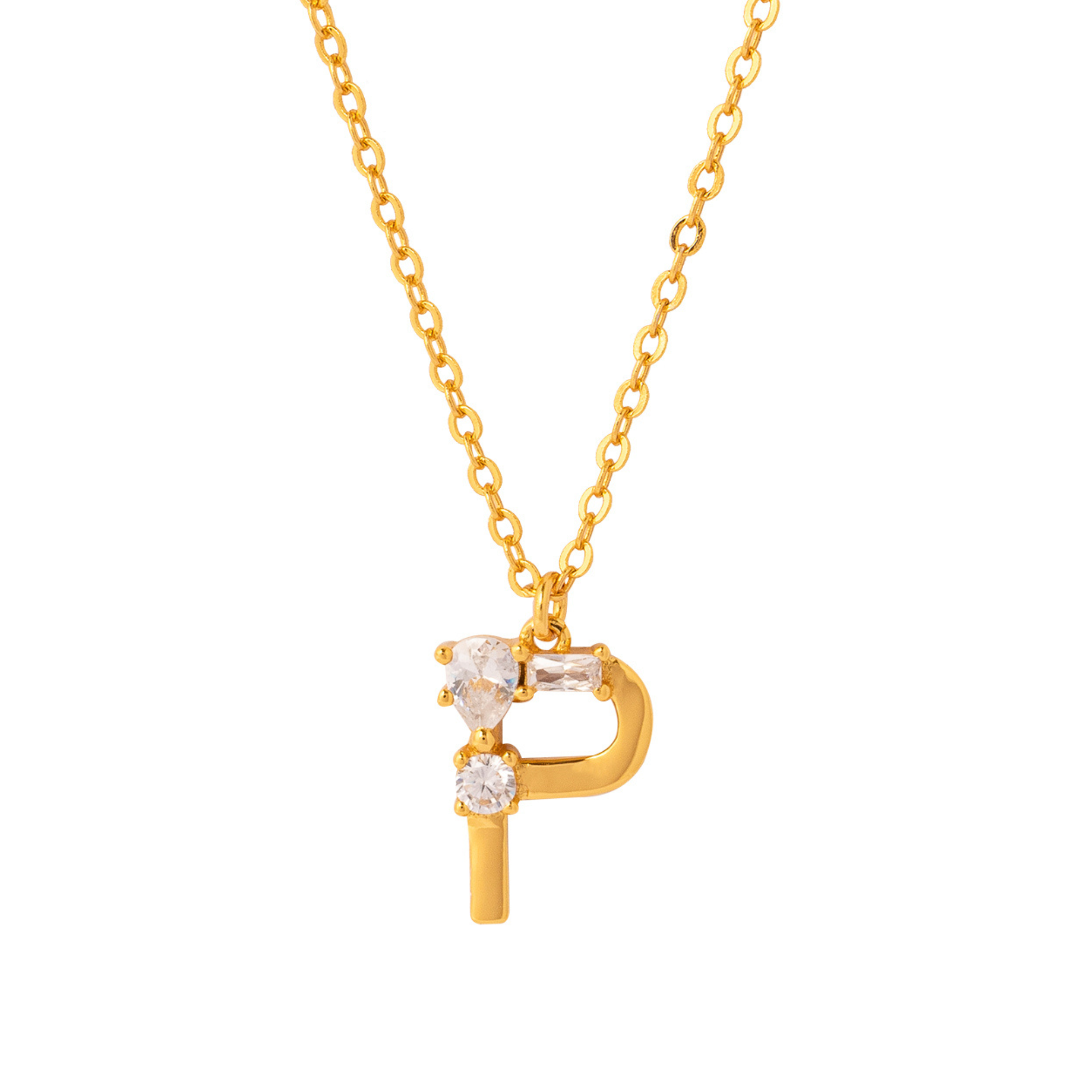 COLLAR INICIAL DINASTY BAÑADA EN ORO