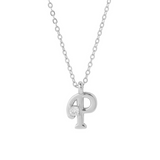 COLLAR INICIAL LUCKY PLATA