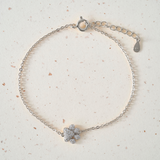 PULSERA JULIETA CIRCONES PLATA