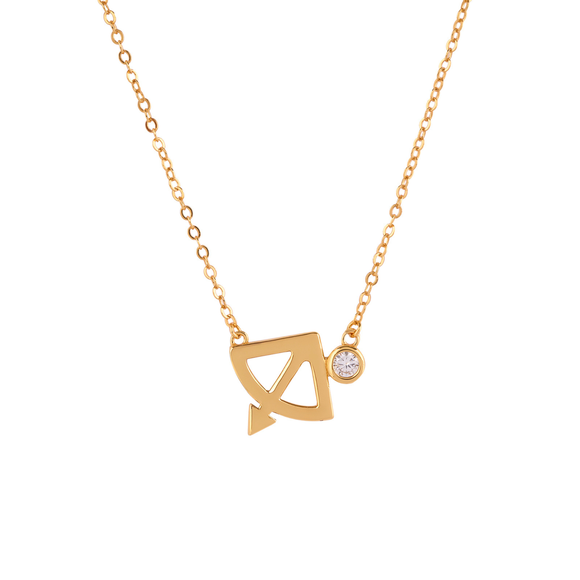 COLLAR NEW ZODIAC BAÑADO EN ORO