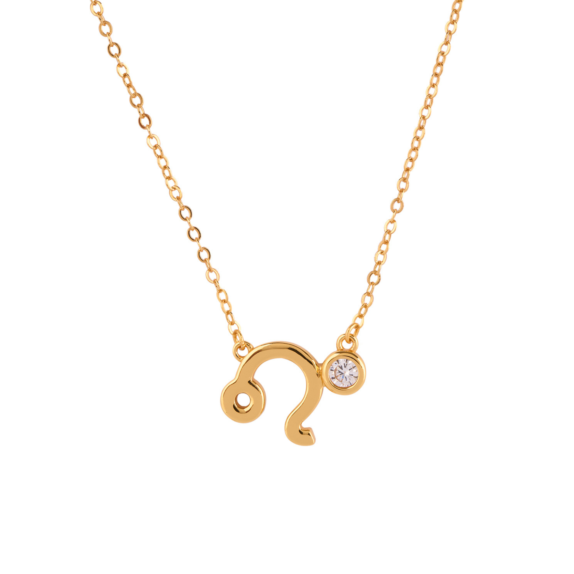 COLLAR NEW ZODIAC BAÑADO EN ORO