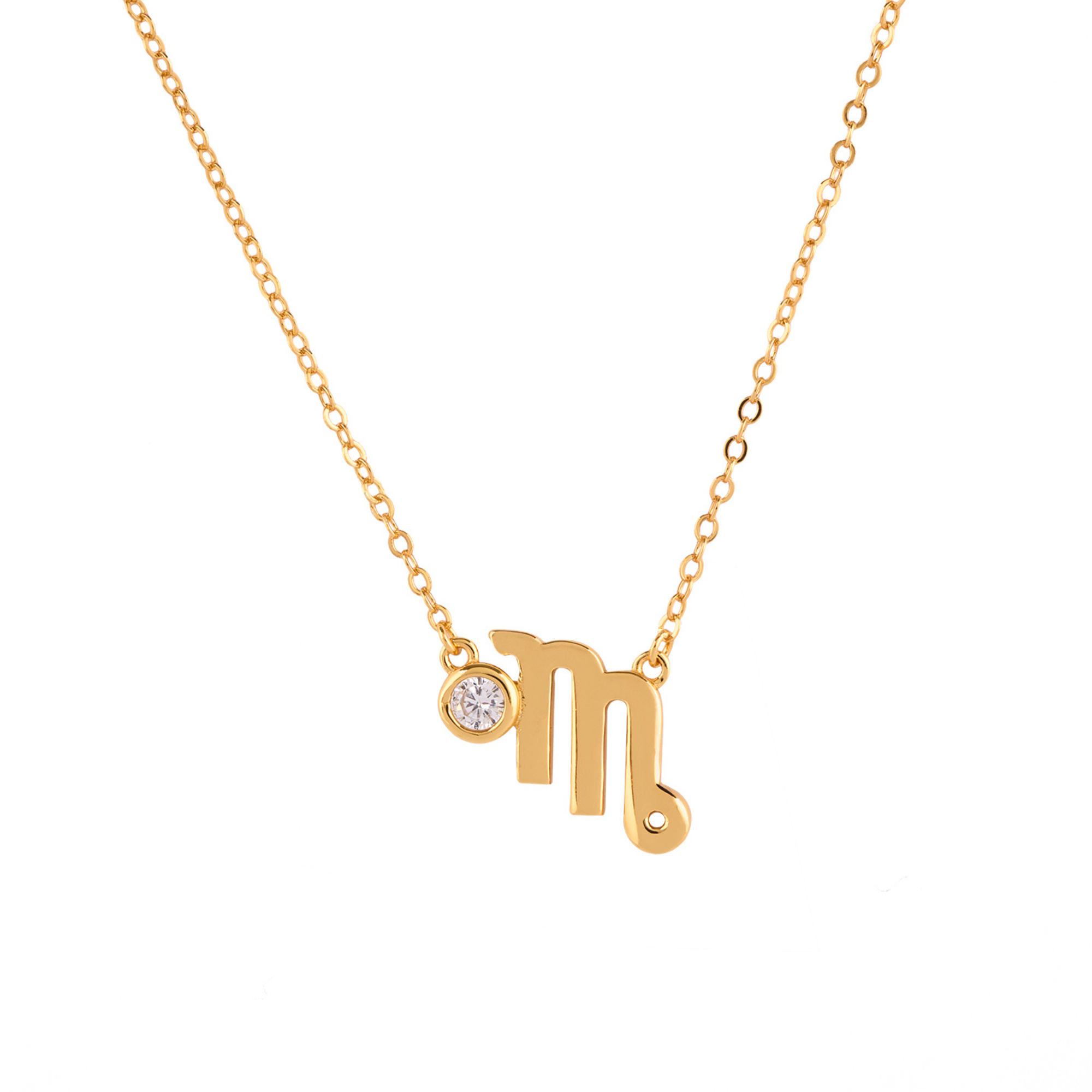 COLLAR NEW ZODIAC BAÑADO EN ORO