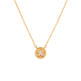 COLLAR MEDALLA ESTRELLA BAÑADO EN ORO