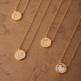 COLLAR MEDALLA INFINITO BAÑADO EN ORO